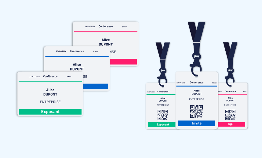 Badges événementiels sur-mesure