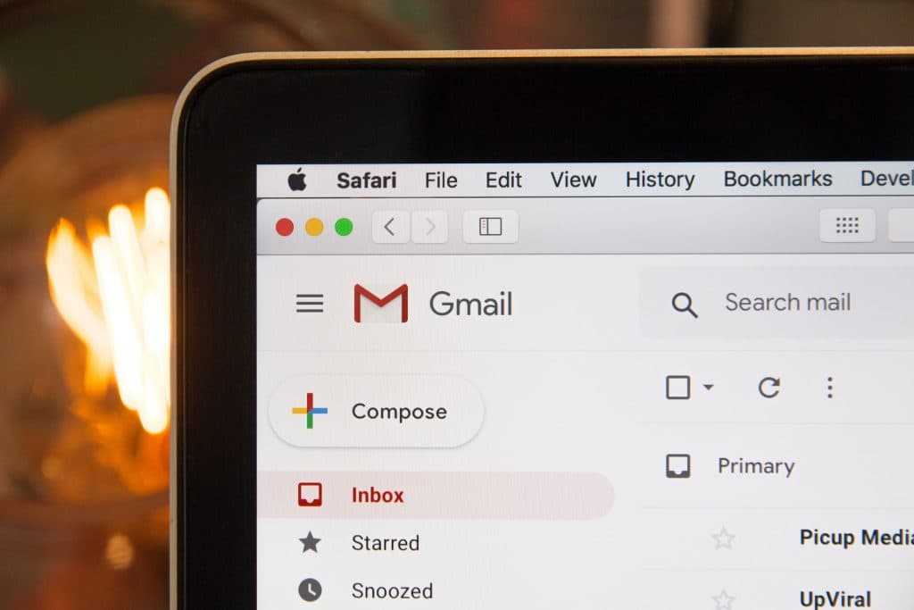 L'interface de Gmail